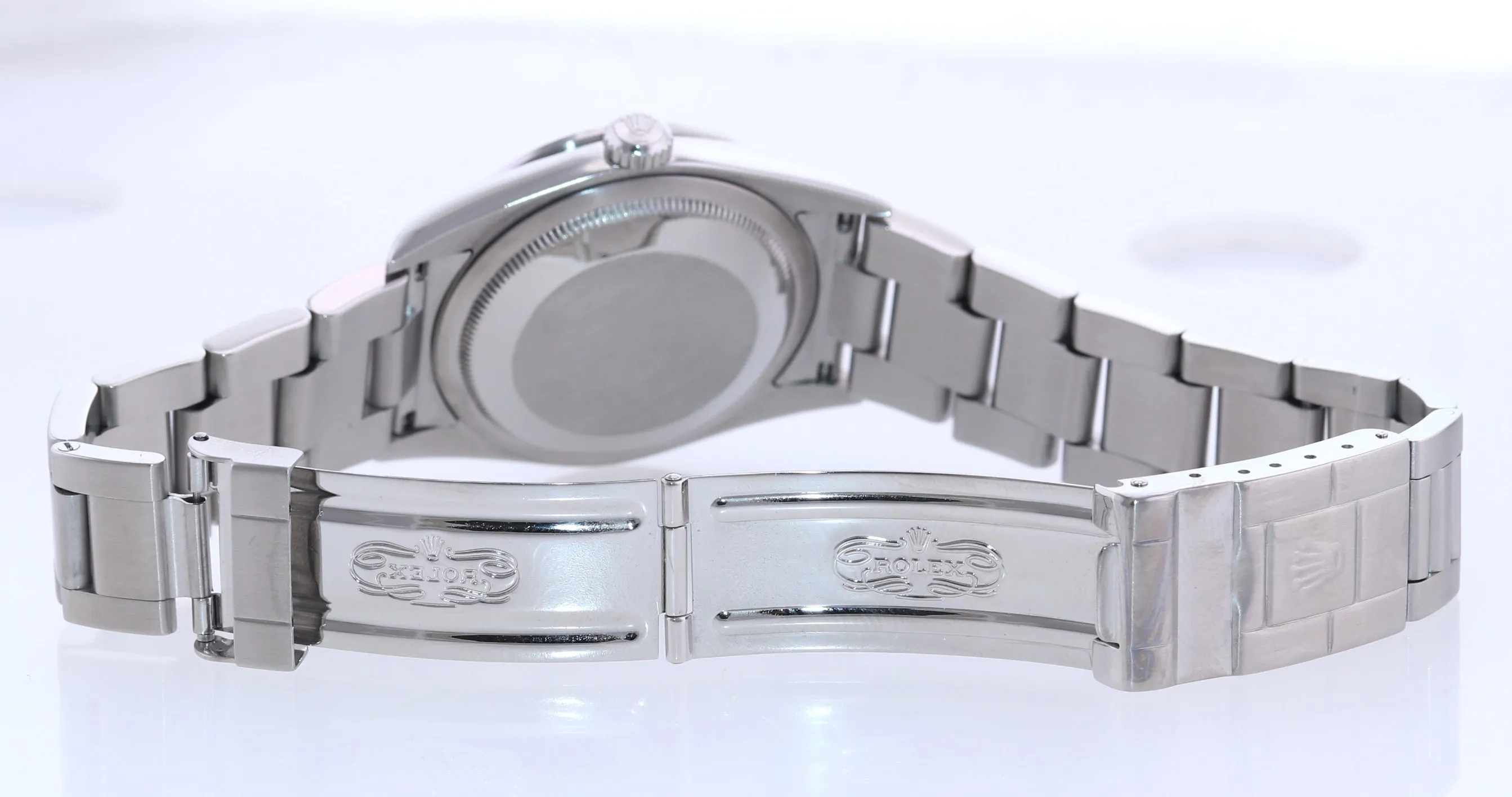 2001 Rolex Explorer I Black 36mm 114270 Steel Black Arabic Lume Watch