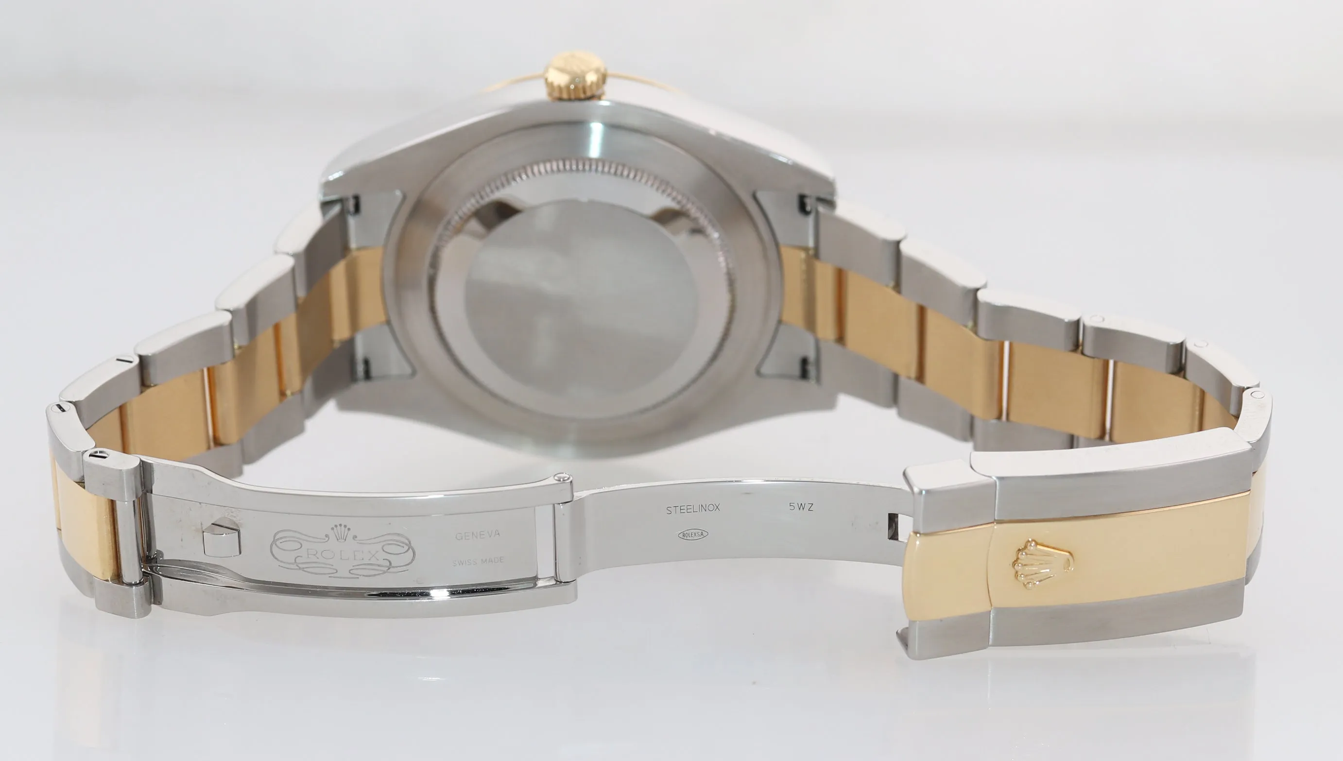 2017 Rolex Datejust II 2 116333 41mm Two-Tone Gold Steel Black Arabic Watch Box