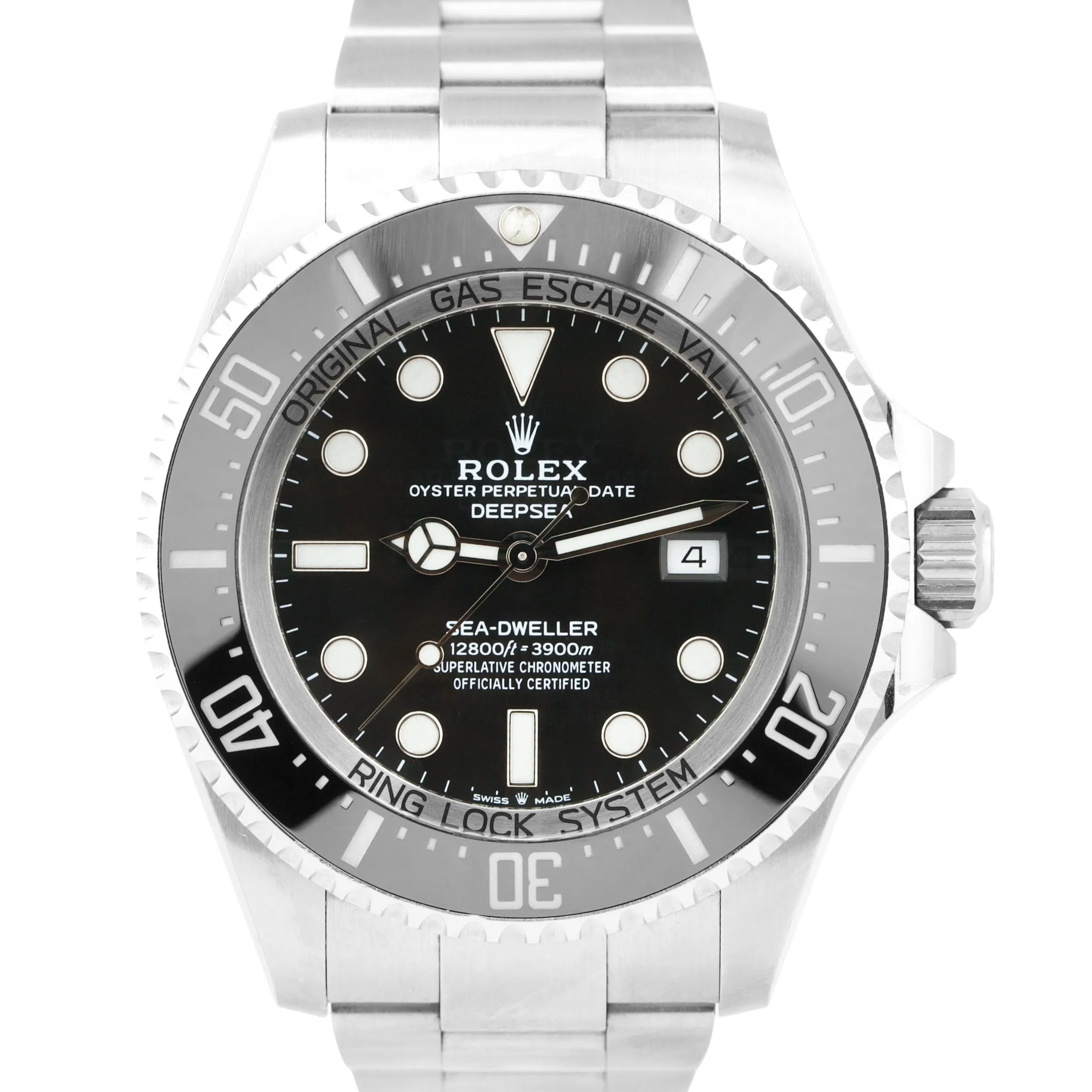 2019 Rolex Sea-Dweller Deepsea Black 44mm Dive Stainless Steel 126660 Watch B&P