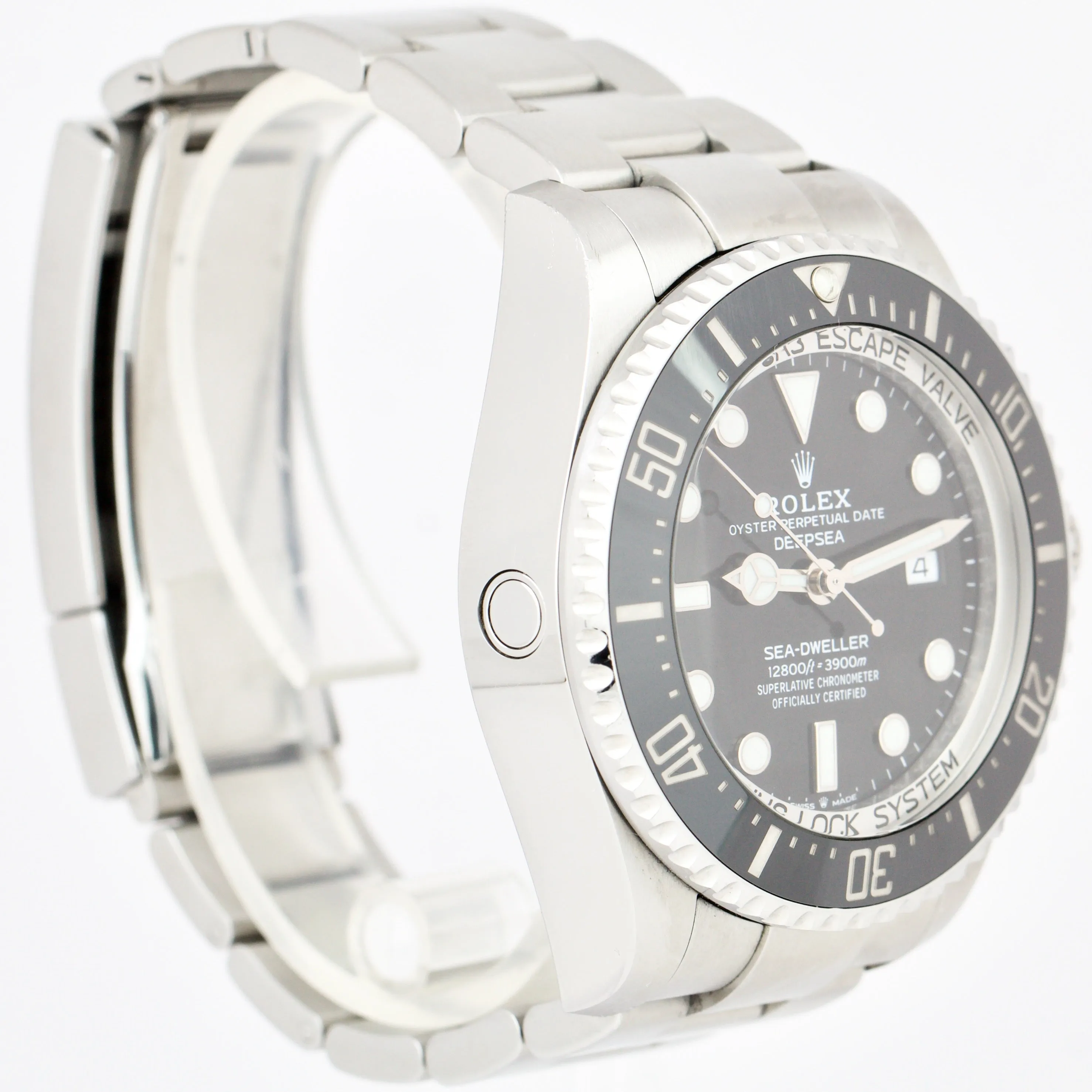 2019 Rolex Sea-Dweller Deepsea Black 44mm Dive Stainless Steel 126660 Watch B&P
