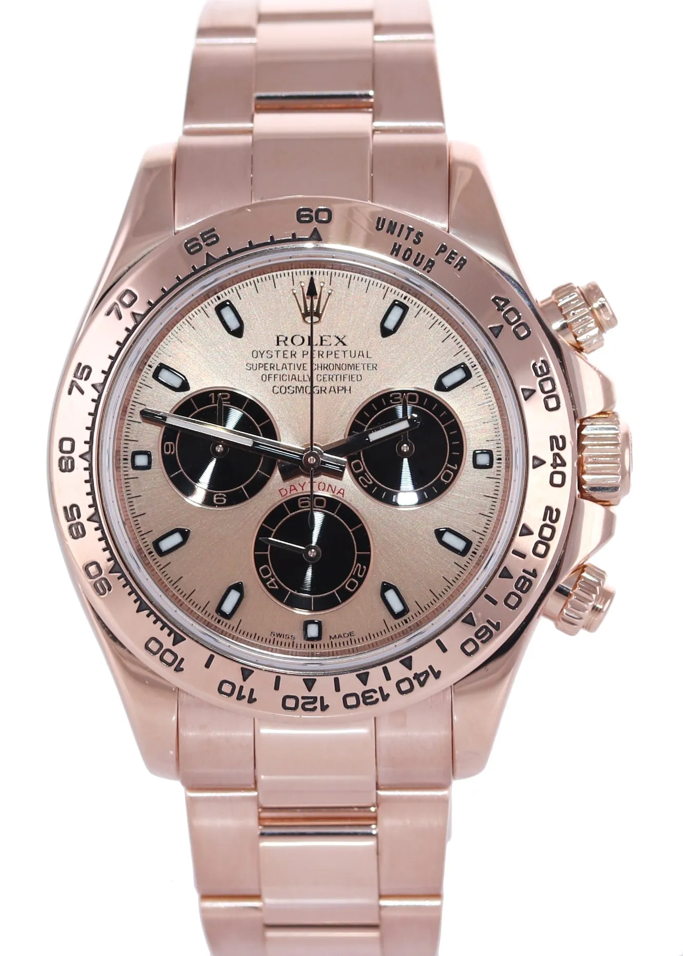 2020 Rolex Daytona Rose Gold 18k Pink Panda Dial 116505 Chrono Watch Box