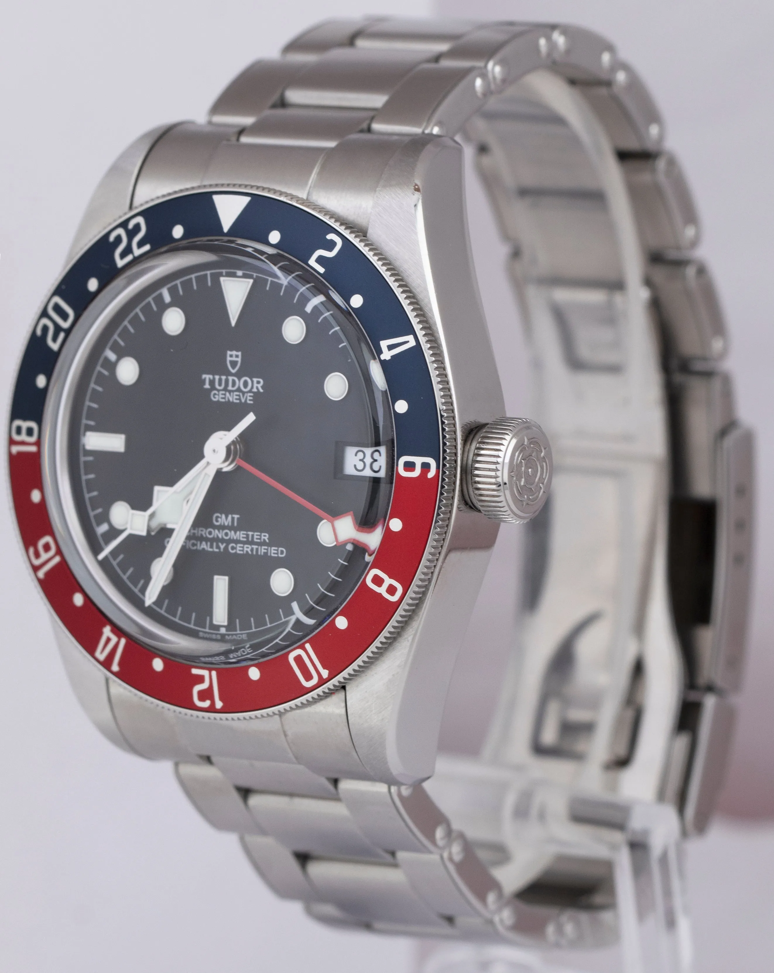 2020 Tudor Black Bay GMT Pepsi 41mm Stainless Steel Black Date Watch 79830RB B P