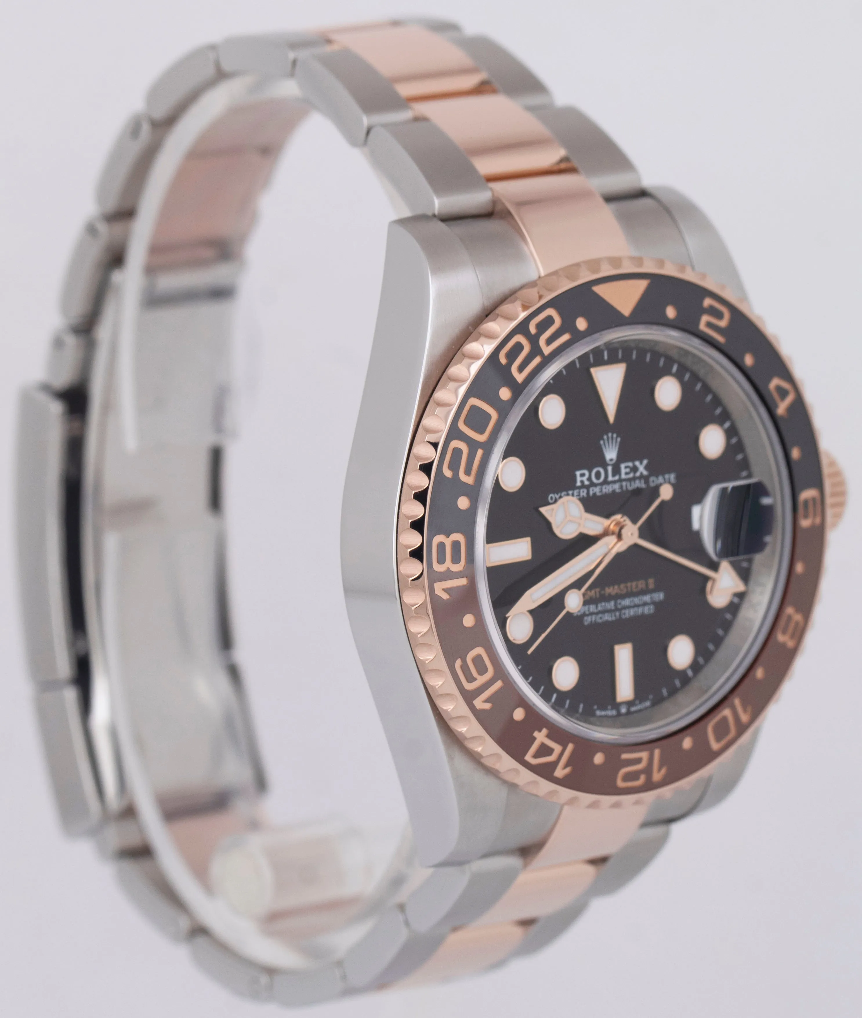2024 NEW PAPERS Rolex GMT-Master II Two-Tone Gold ROOT-BEER 40mm 126711 CHNR BOX