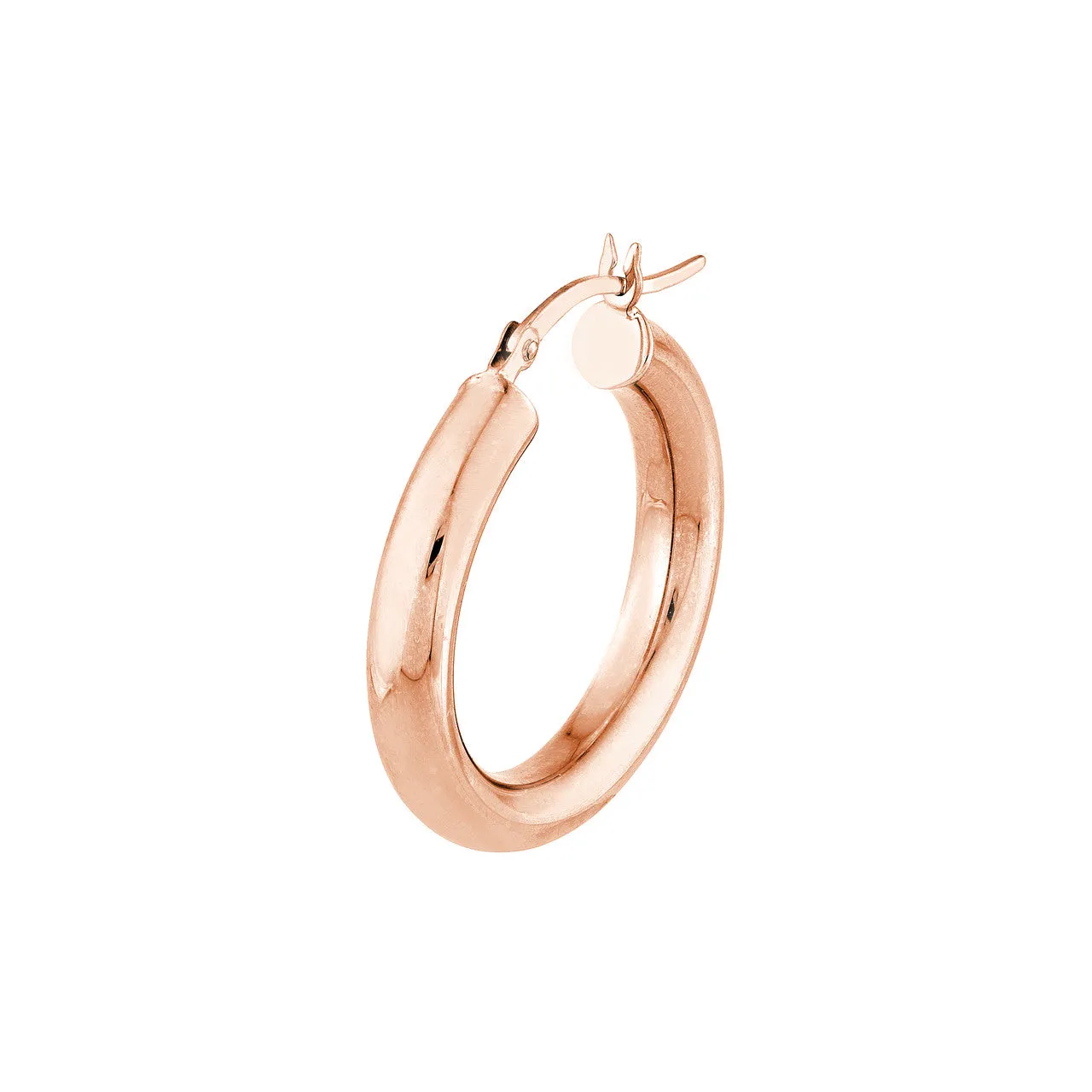 25mm x 4mm Polished Hoop Earrings