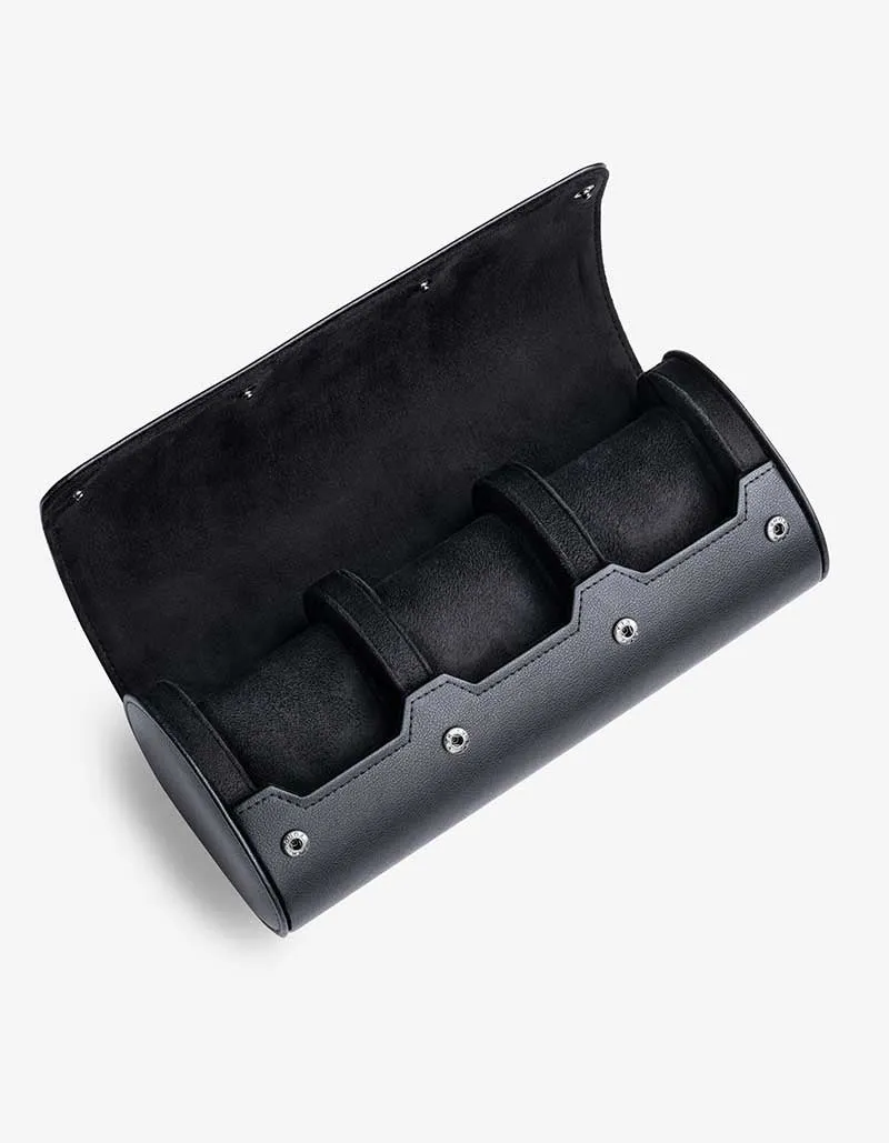 3 Slot Watch Roll - Black