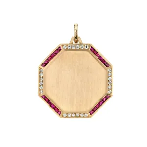 30MM OCTAGON PENDANT