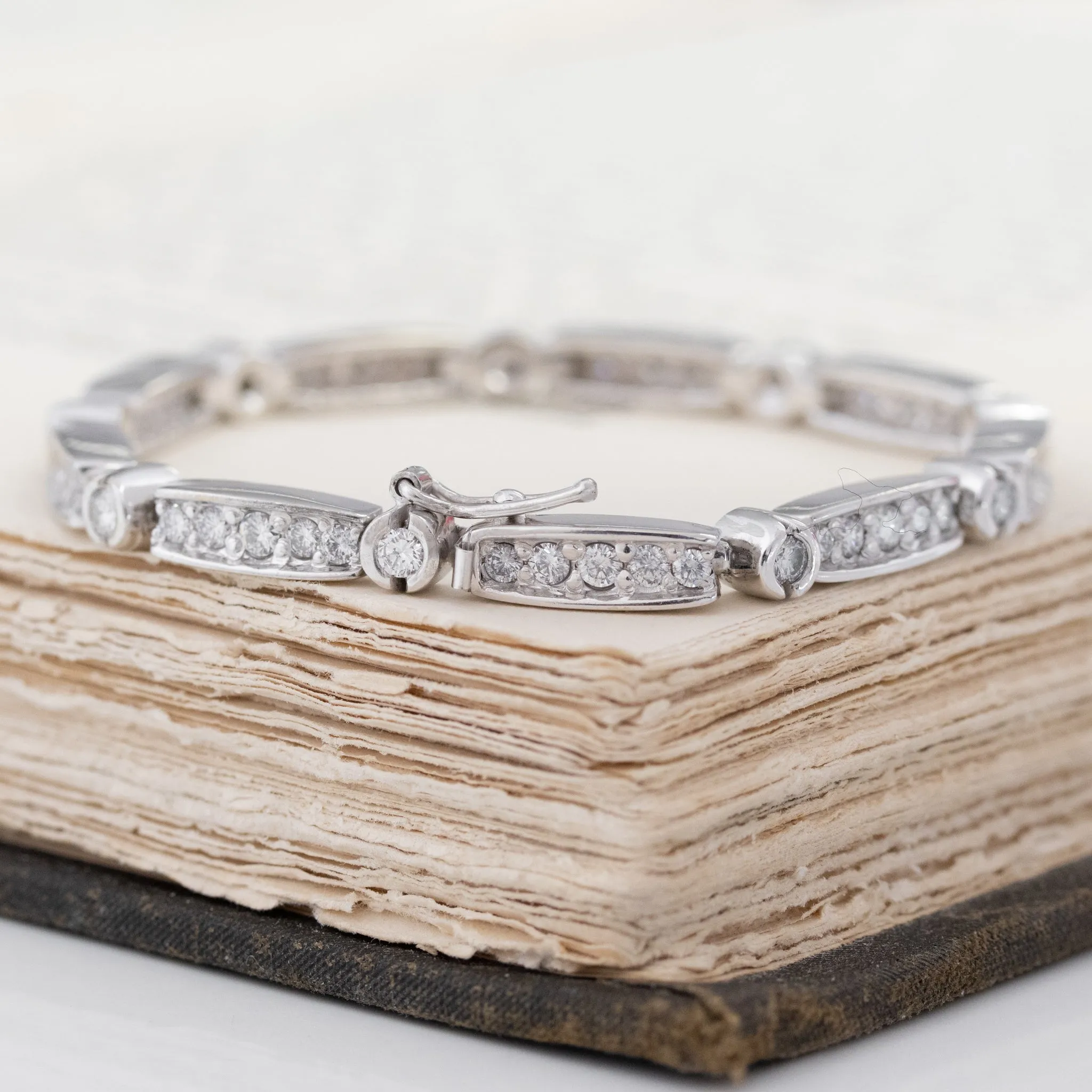 3.25ctw Round Brilliant Cut Diamond Bracelet