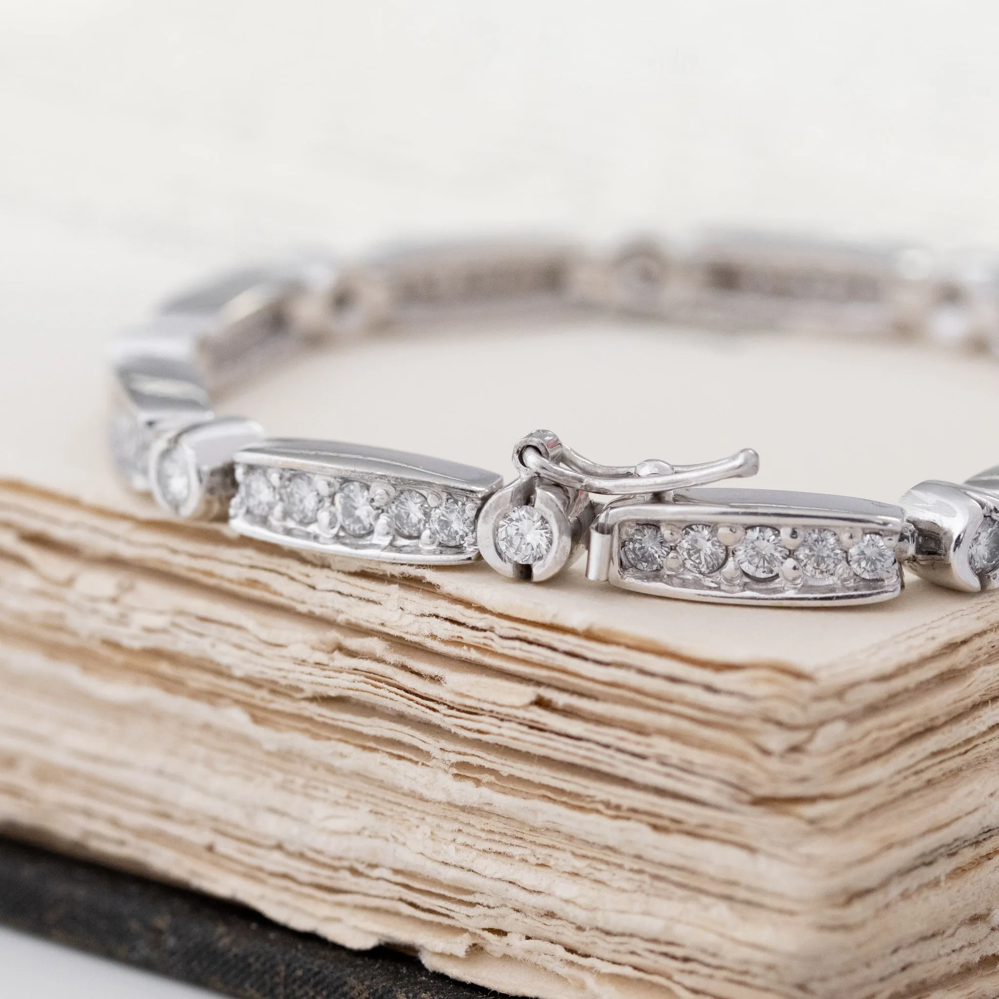 3.25ctw Round Brilliant Cut Diamond Bracelet