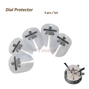 5PCS BERGEON 6938 DIAL PROTECTOR SHIM WATCH HANDS REMOVER SHIM for WATCH DAIL CUSHION WATCH REPAIR TOOLS