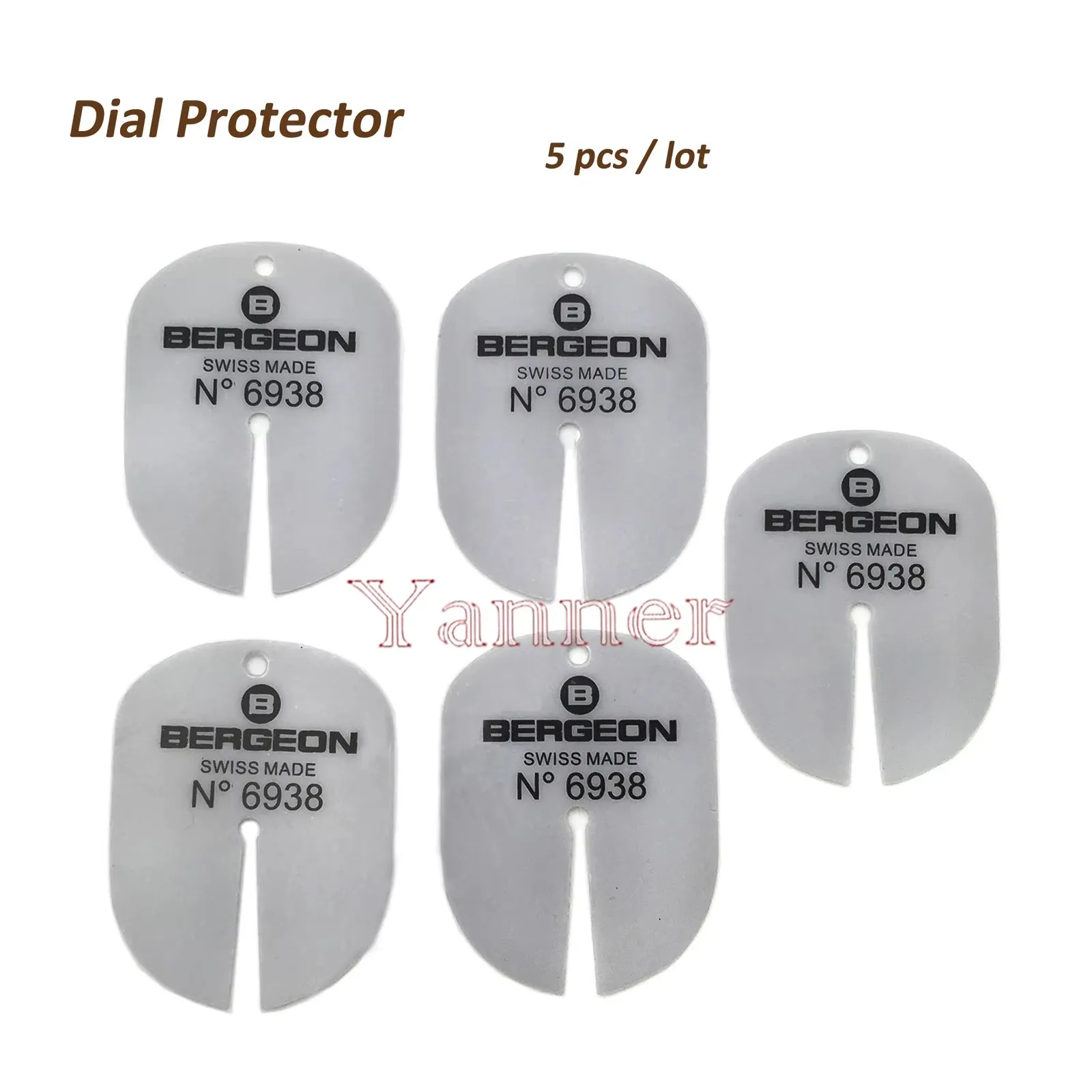 5PCS BERGEON 6938 DIAL PROTECTOR SHIM WATCH HANDS REMOVER SHIM for WATCH DAIL CUSHION WATCH REPAIR TOOLS