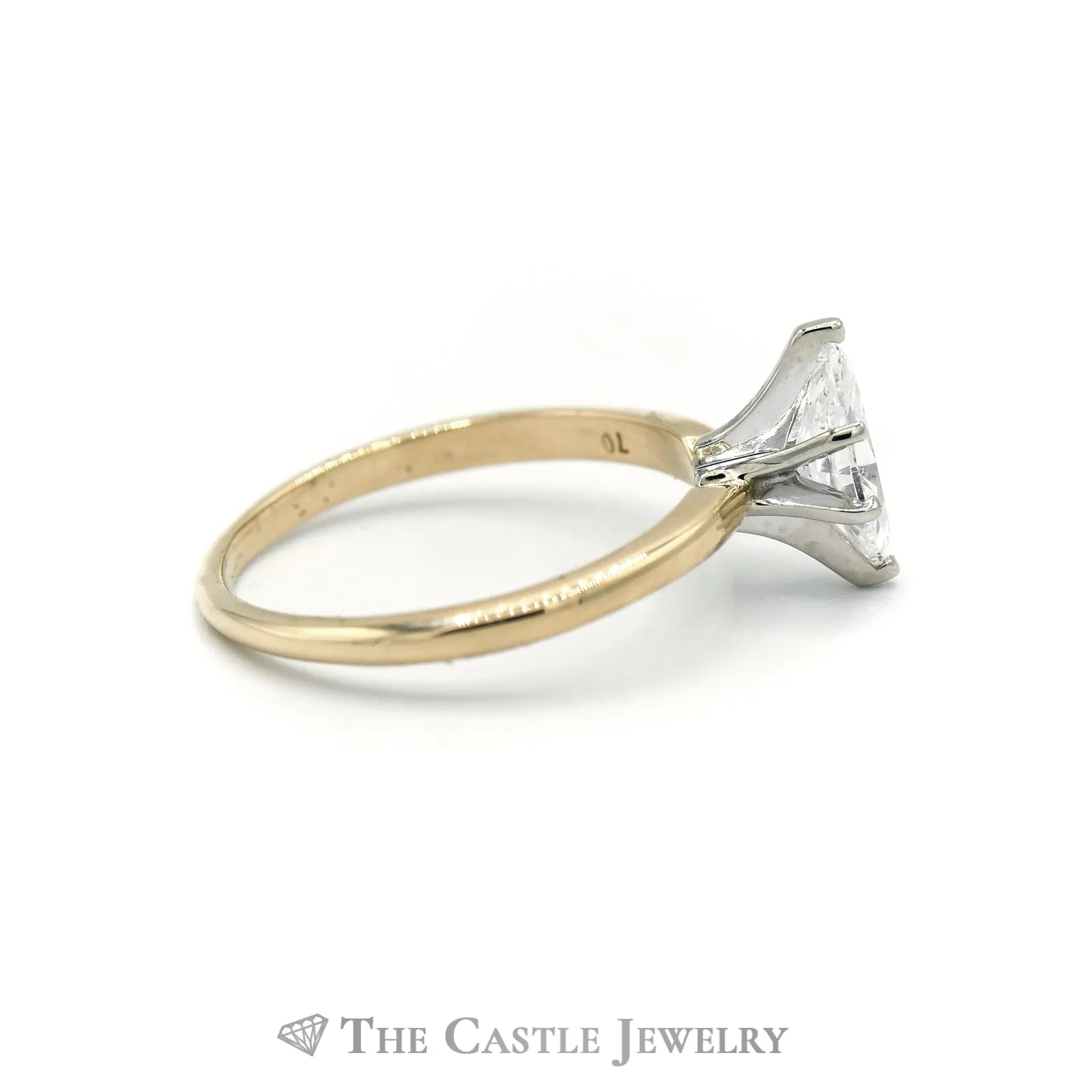 .70CT Marquise Cut Diamond Solitaire Engagement Ring in 14KT Yellow Gold