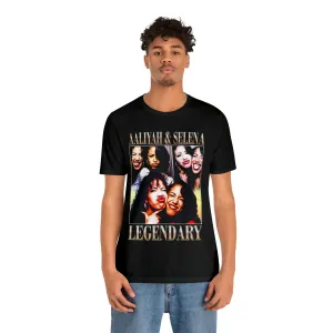 Aaliyah & Selena Unisex Tshirt