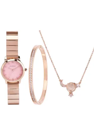 Aireen Rose Gold  Metal  Watch (Salmon)