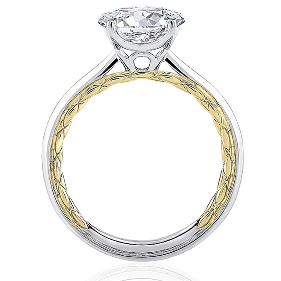 A.Jaffe Two Solitaire Engagement Ring