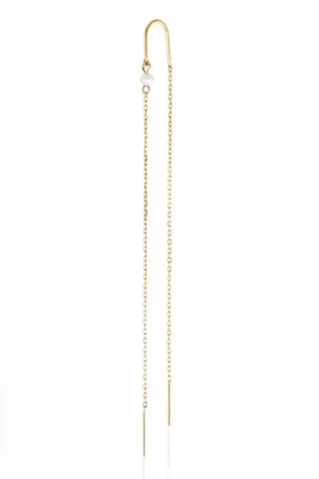 Alura Copenhagen - Earrings - OCEAN BUE ear stud 01 - Gold
