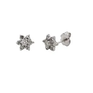 Antique Diamond Cluster Earrings