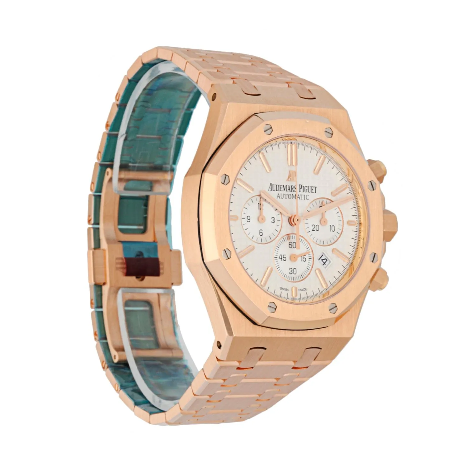 Audemars Piguet Royal Oak 26320OR 18K Rose Gold Chronograph Mens Watch