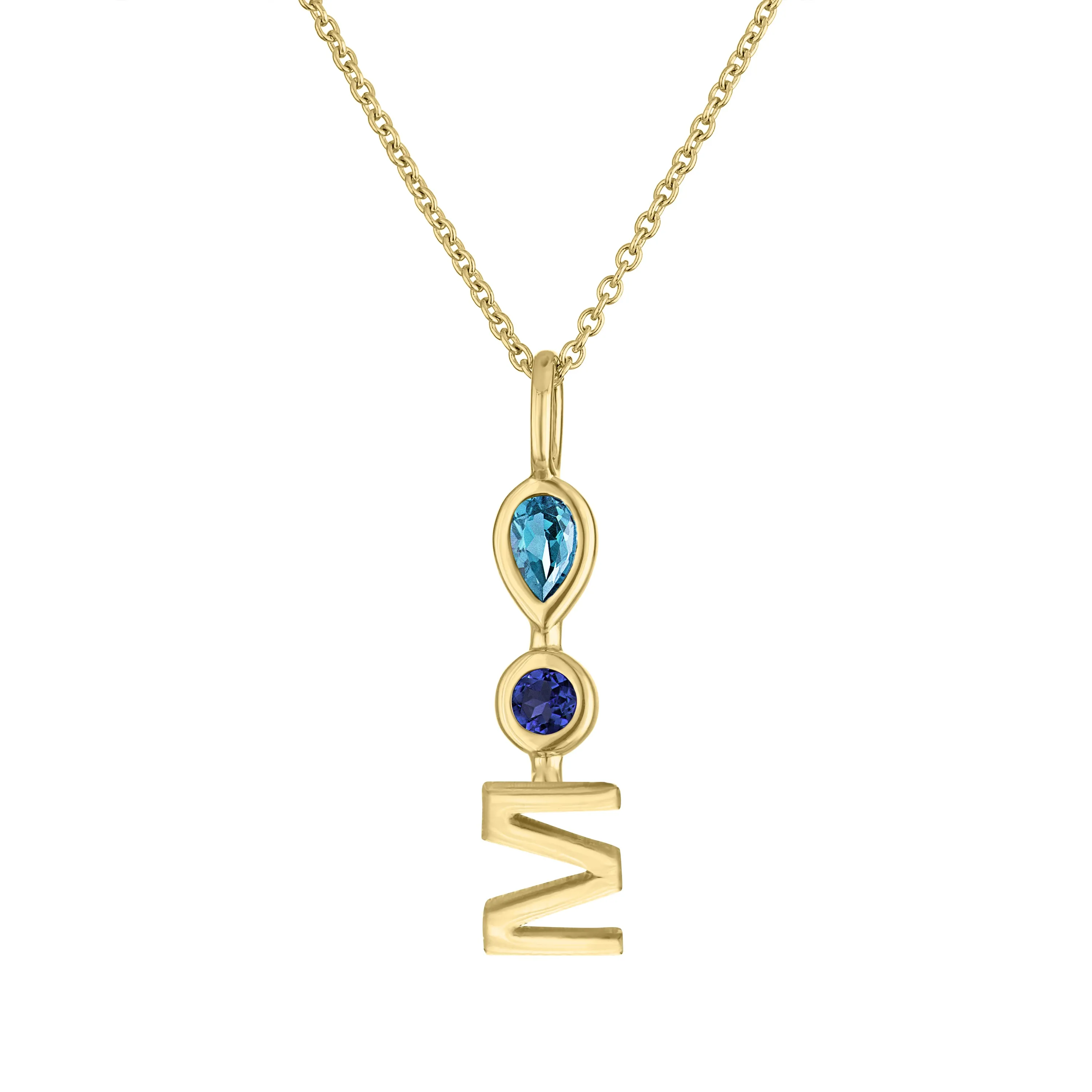 Bailey Initial Charm Necklace
