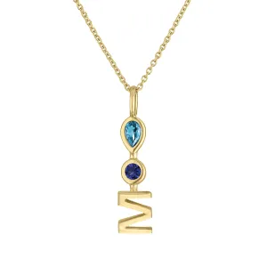 Bailey Initial Charm Necklace