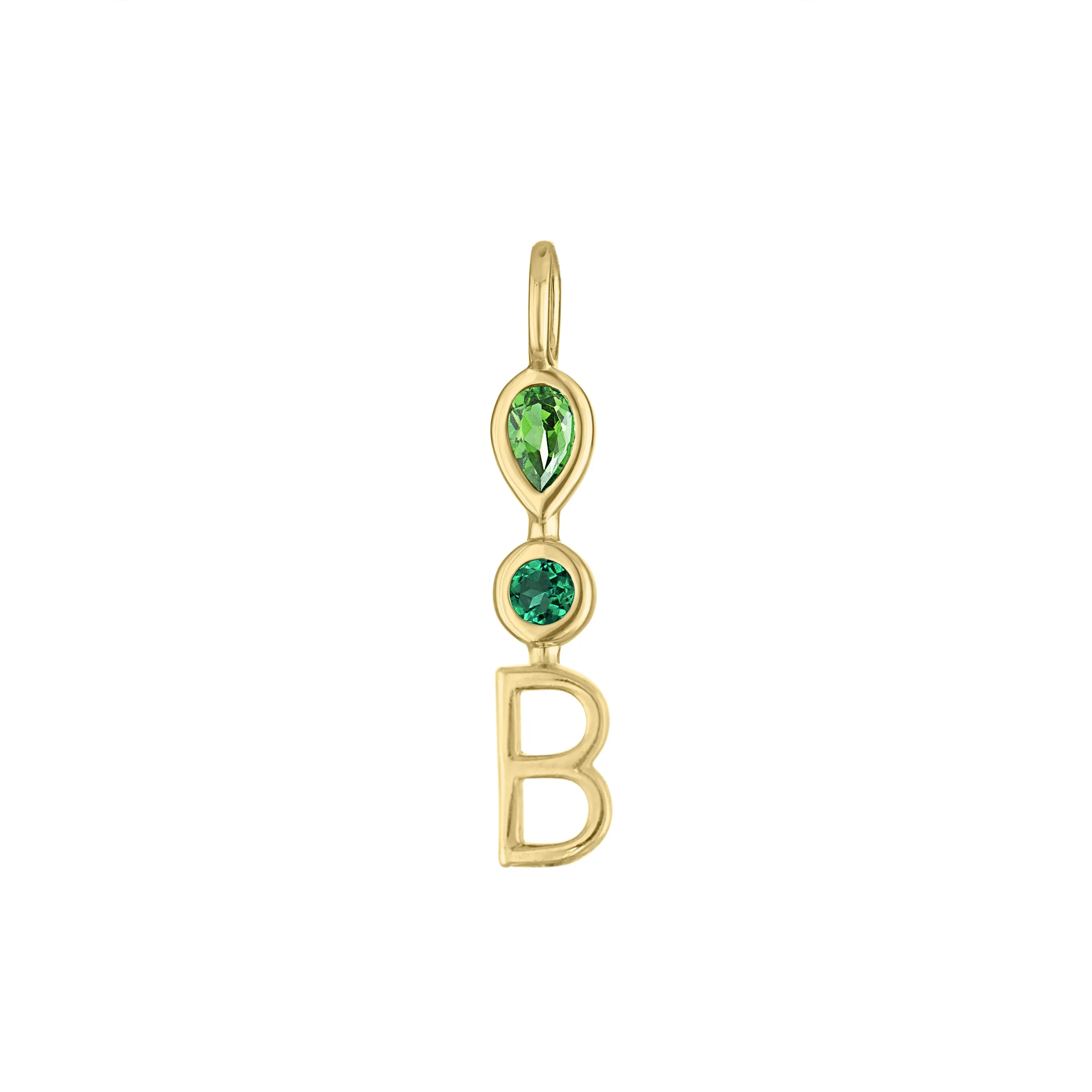 Bailey Initial Charm Necklace