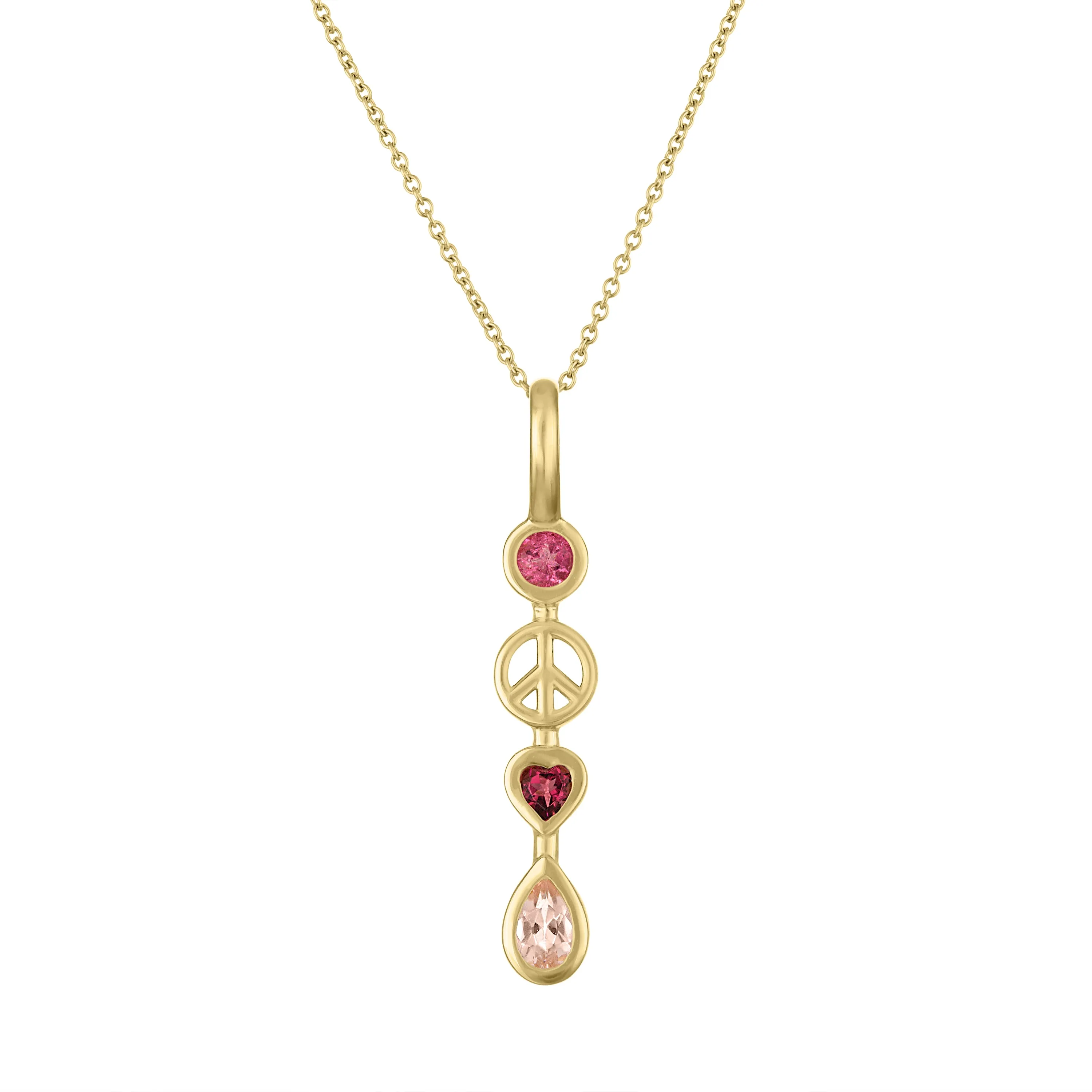 Bailey Peace Charm Necklace