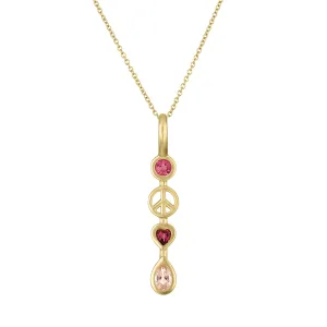 Bailey Peace Charm Necklace