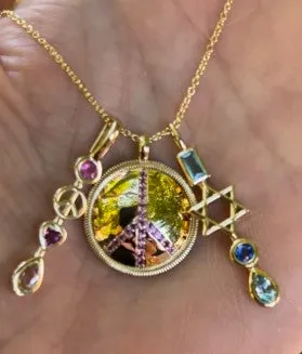 Bailey Peace Charm Necklace