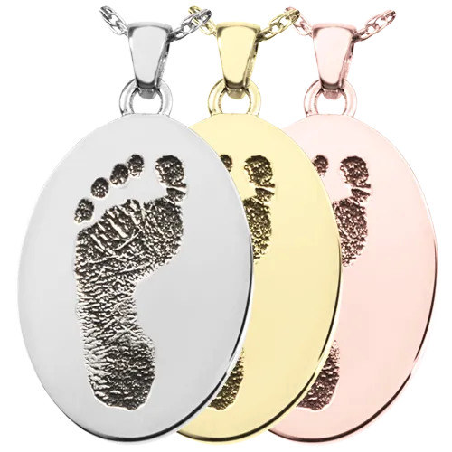 B&B Oval Footprint Pendant
