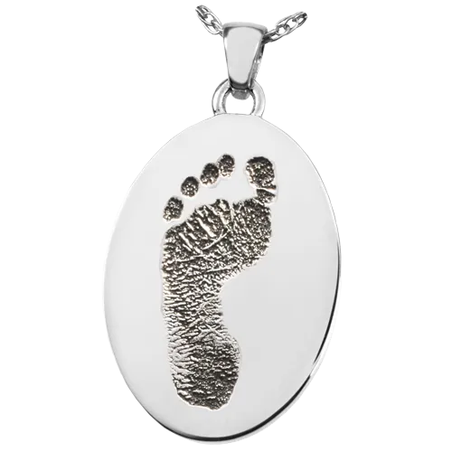 B&B Oval Footprint Pendant