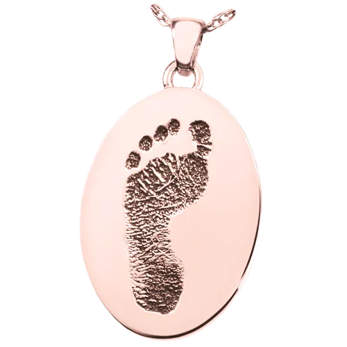B&B Oval Footprint Pendant