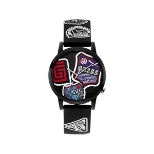 Black Silicone Watch