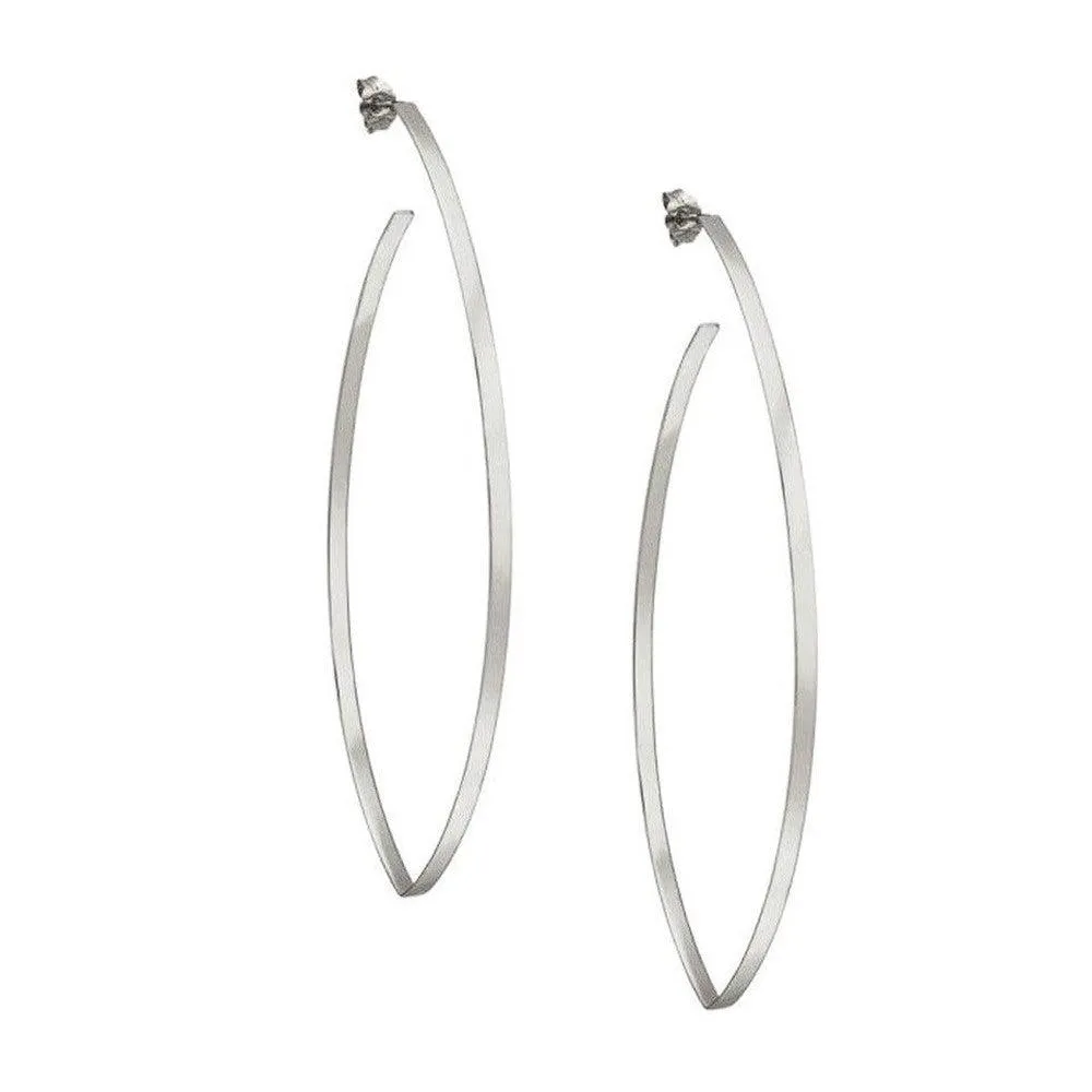 Blake White Gold Earrings