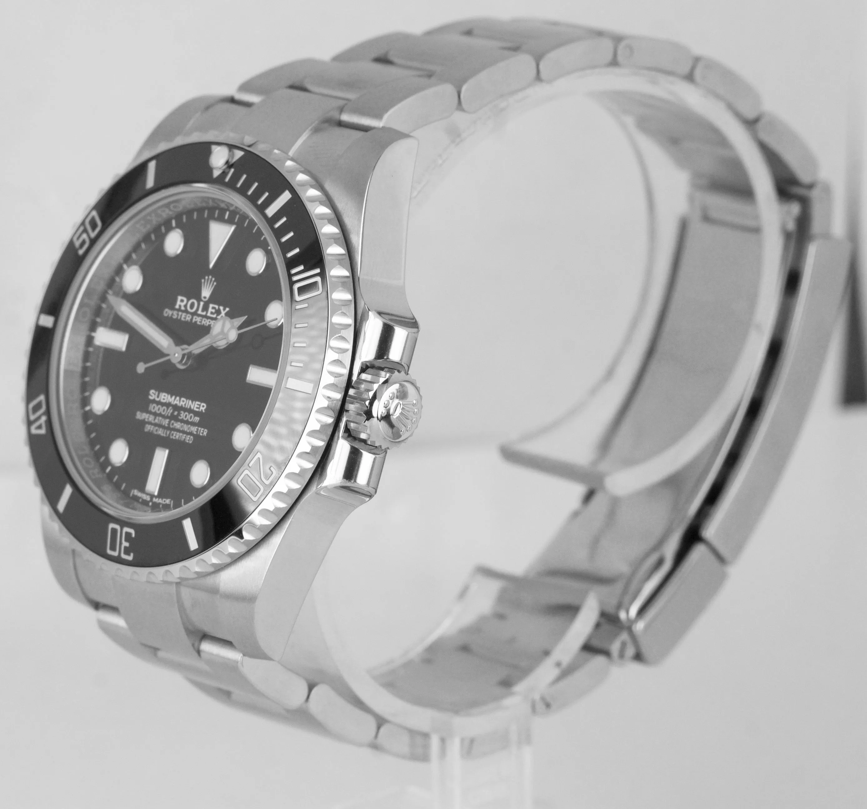 BRAND NEW AUGUST 2019 Rolex Submariner No-Date Stainless Steel 40mm Watch 114060