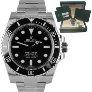BRAND NEW AUGUST 2019 Rolex Submariner No-Date Stainless Steel 40mm Watch 114060