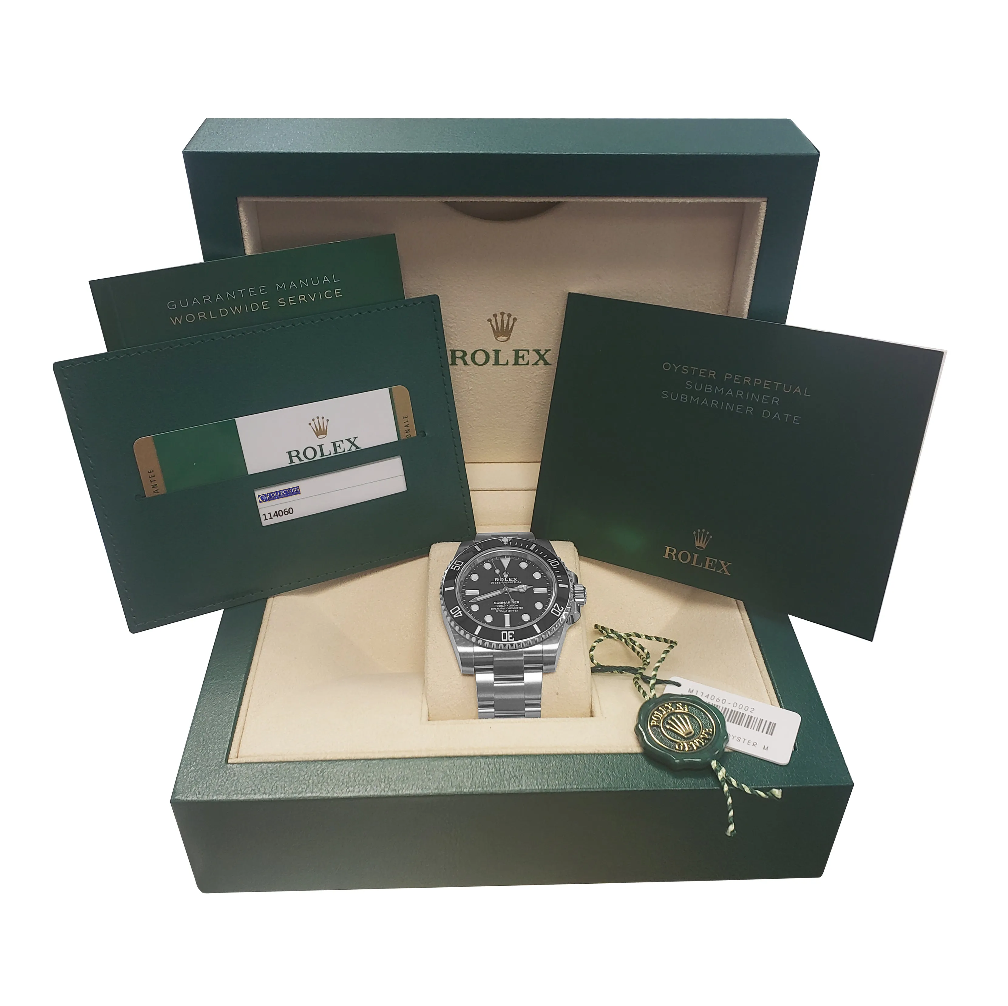 BRAND NEW AUGUST 2019 Rolex Submariner No-Date Stainless Steel 40mm Watch 114060