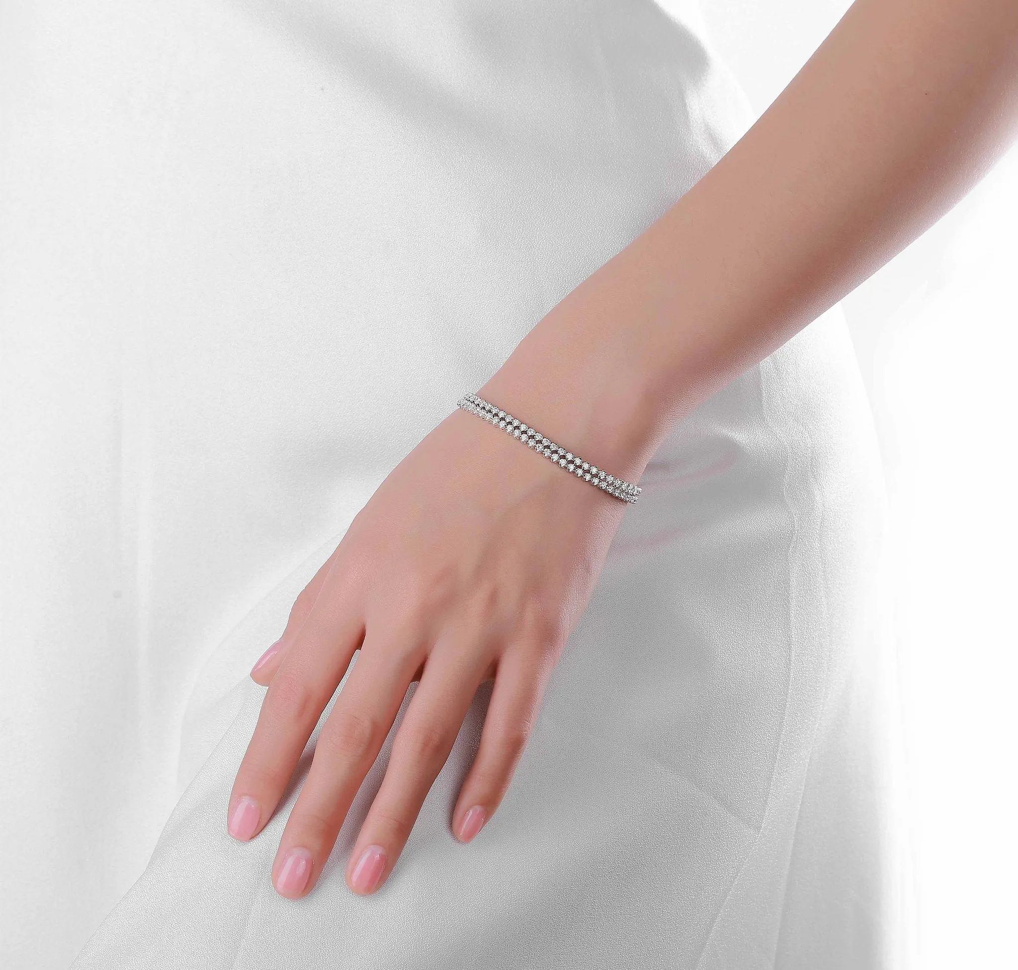 Bubbly Lab Grown Diamonds 1.24ct Bracelet <br> BL-00416WHT