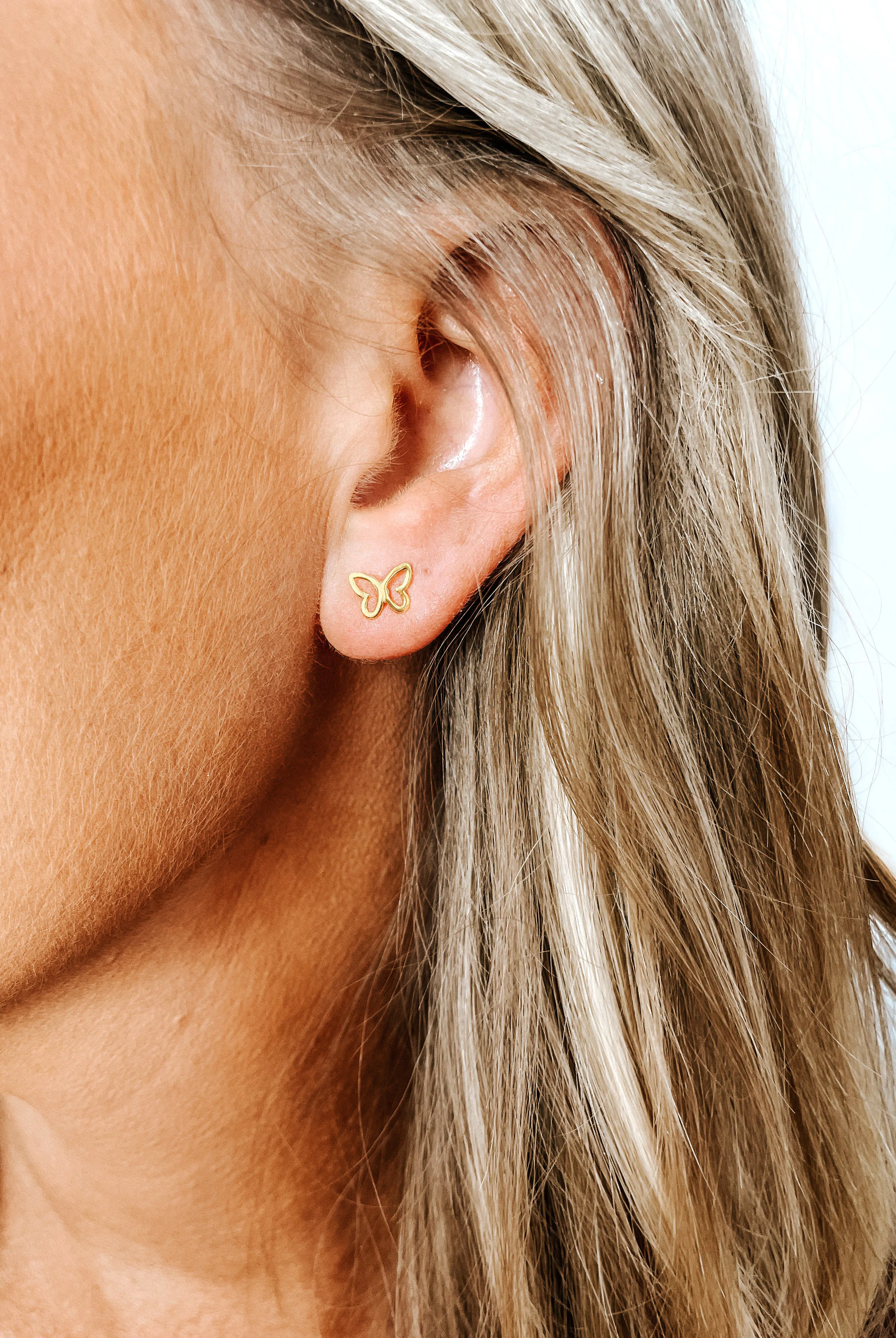 Butterfly Stud Earrings