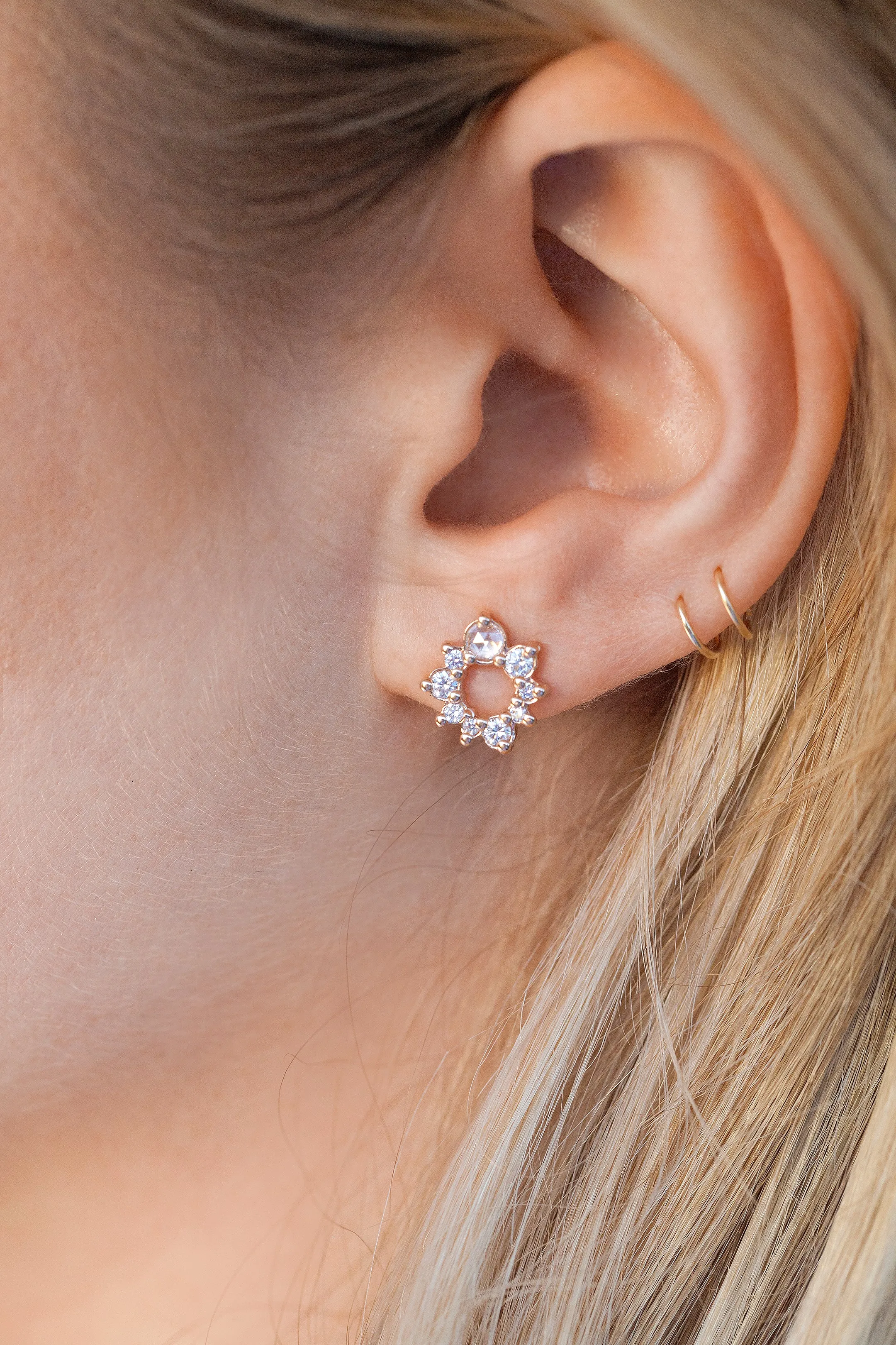 Camellia Studs (Ready to Ship)