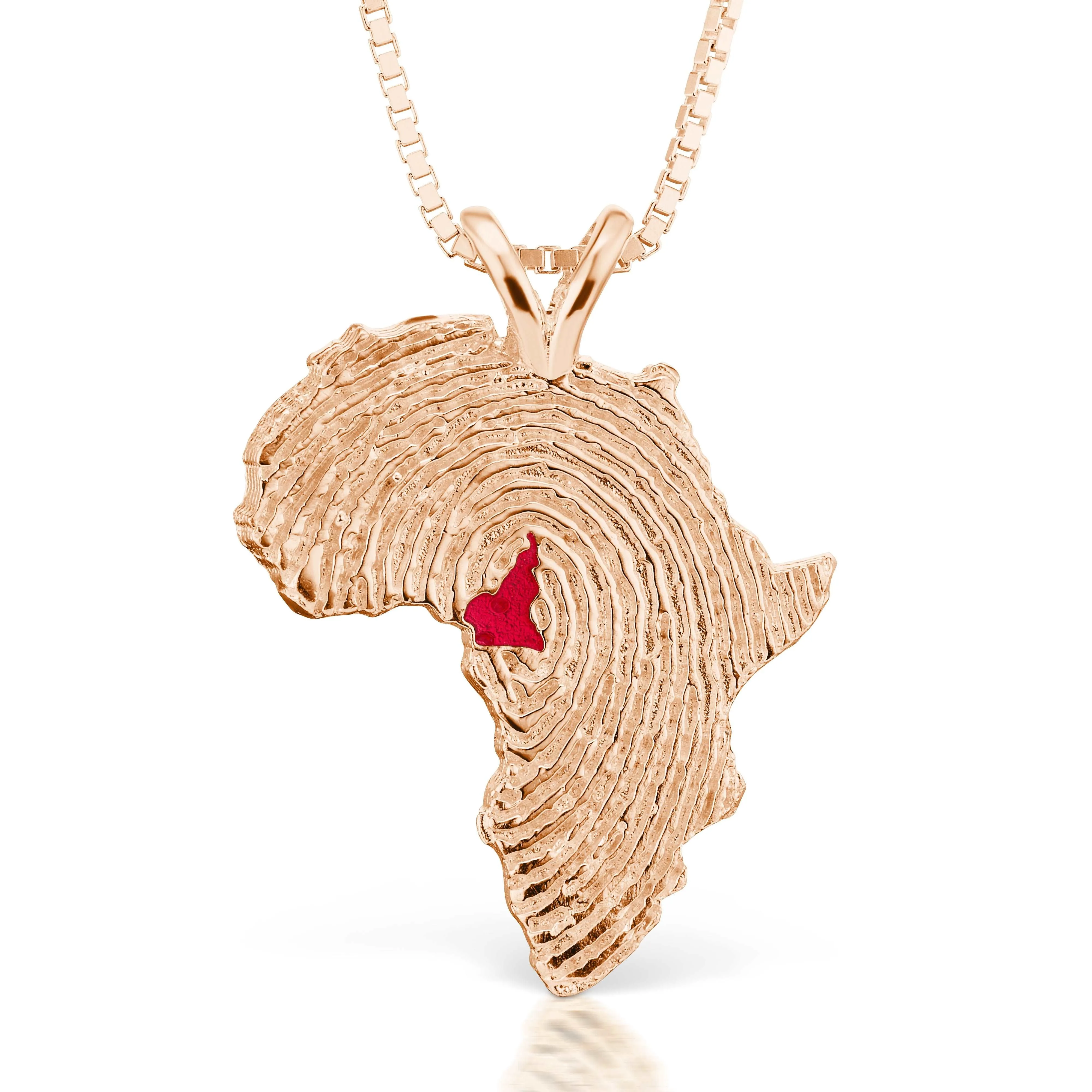 Cameroon Heirloom Pendant and Box Chain