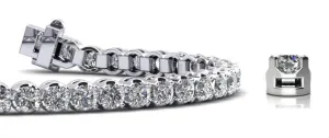Captivating Shimmer Lab-Grown Diamond Tennis Bracelet with 3.60 ct.(finished) 2.7mm