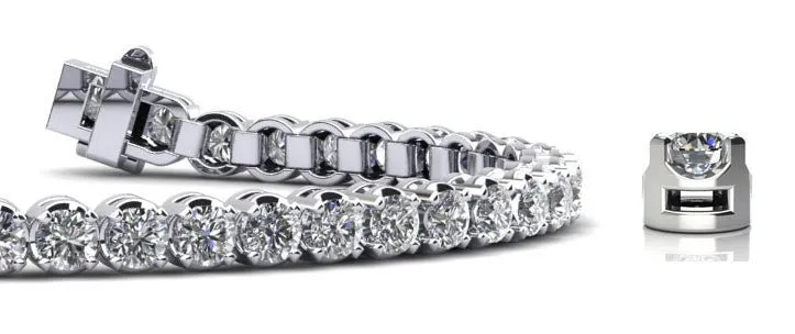 Captivating Shimmer Lab-Grown Diamond Tennis Bracelet with 3.60 ct.(finished) 2.7mm