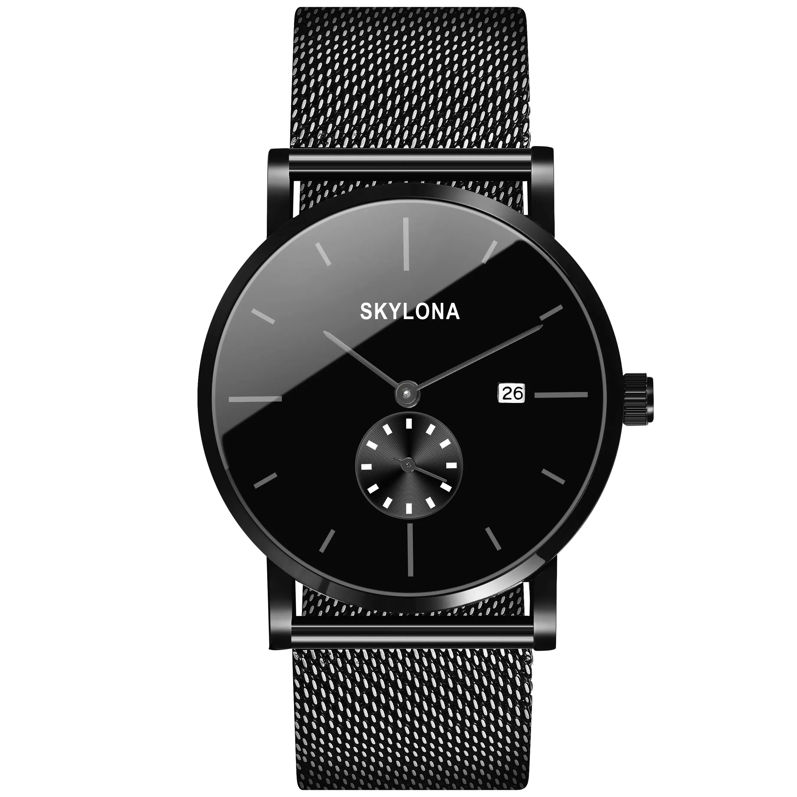 Carnival Collection Black Men Watch Small Seconds Dial 24hours