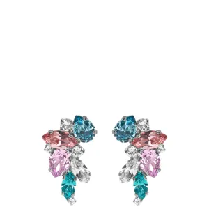 Caroline Svedbom Silver Demi Earrings - Pastel Combo