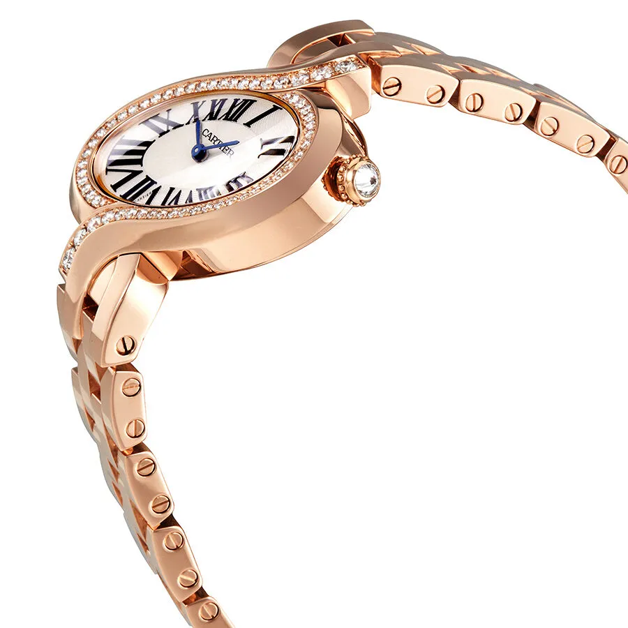 Cartier Delices De Cartier Small 18 Carat Rose Gold Ladies Watch WG800003