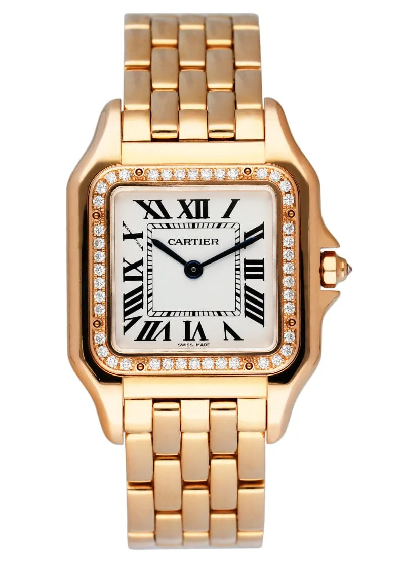 Cartier Panthere WJPN0009 18K Rose Gold Ladies Watch Box Papers