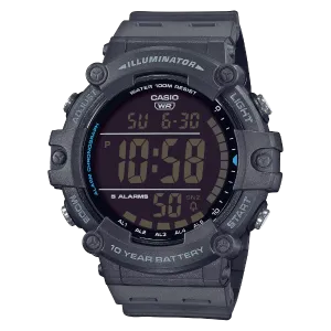 Casio Black Resin Strap Black Dial Quartz Watch for Gents - AE-1500WH-8BVDF