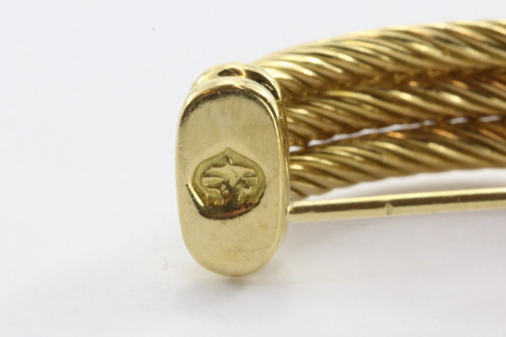 Charriol 18k Gold & Diamond Earrings