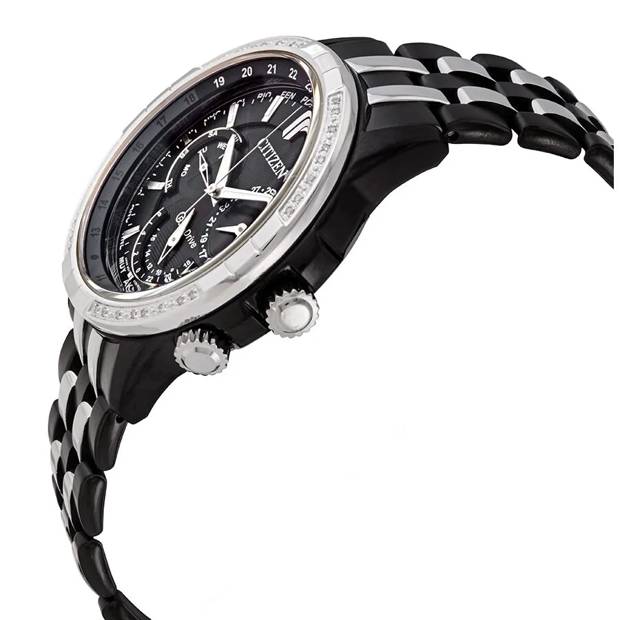 Citizen Calendrier Diamond Black Dial Men's Watch BU2088-50E