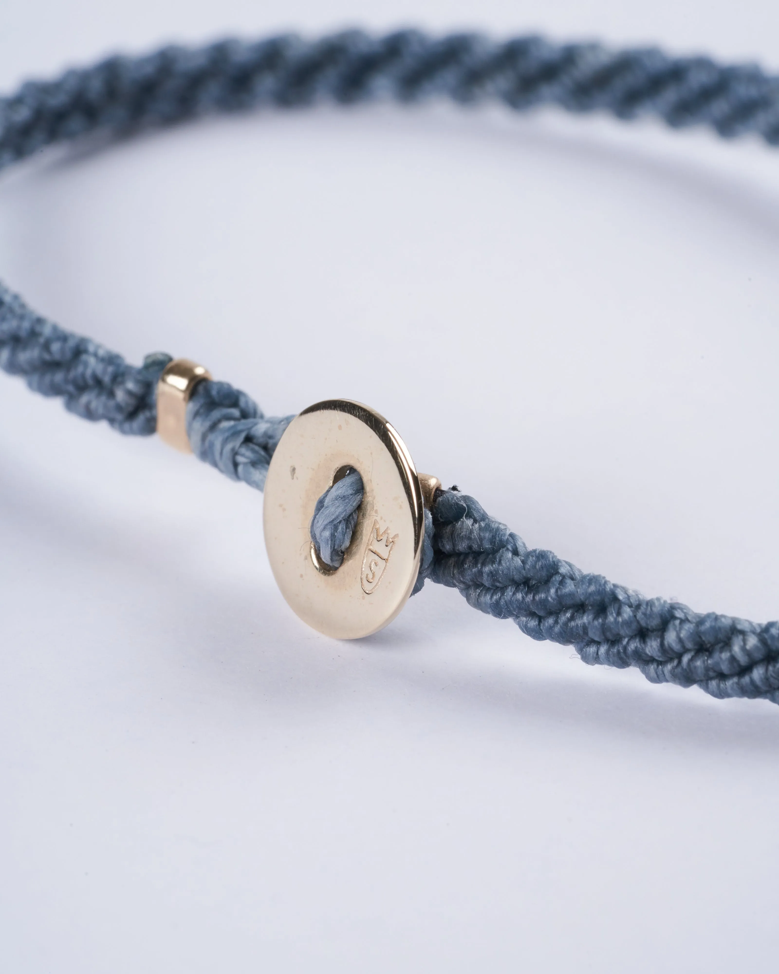 classic diamond bracelet in aquaspray - nylon and stone