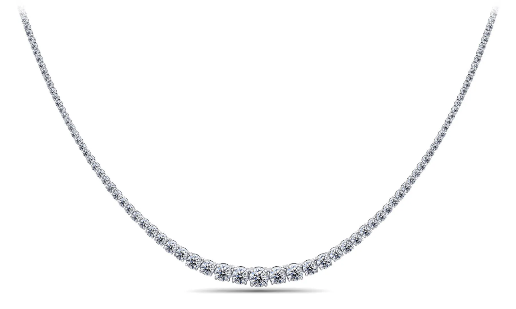 Classic Graduated Strand Of Diamonds with 19.94 ct.(finished)